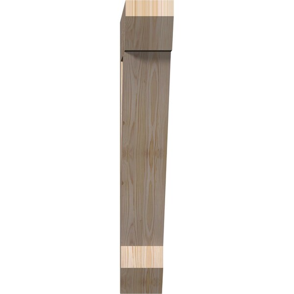 Traditional Slat Smooth Bracket, Douglas Fir, 5 1/2W X 32D X 36H